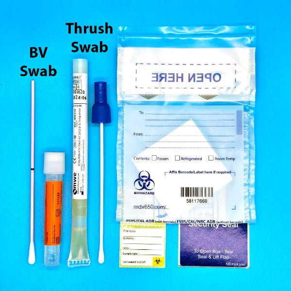 Home STI test kit contents