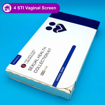 Home STI test kit box