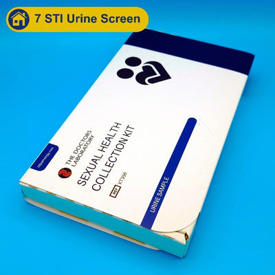 Home STI test kit box