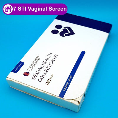Home STI test kit box
