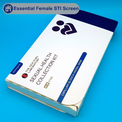 Home STI test kit box